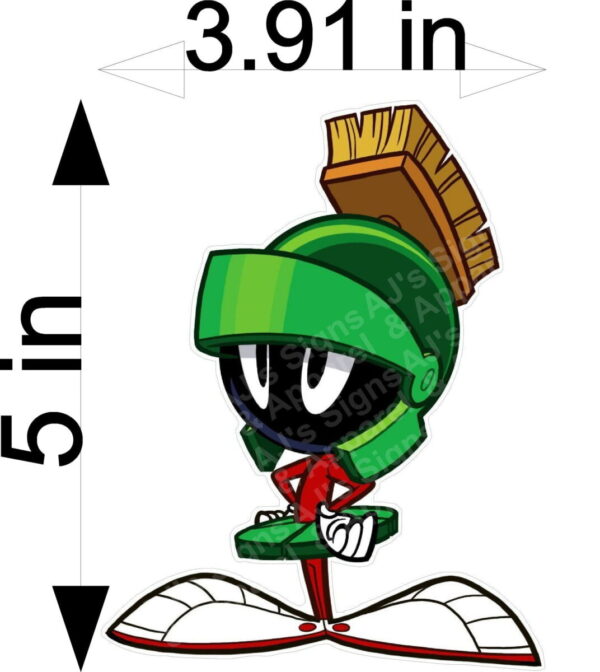 Marvin the Martian Vinyl Sticker Decal