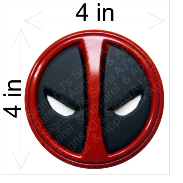 Deadpool Head Shot Vinyl Sticker