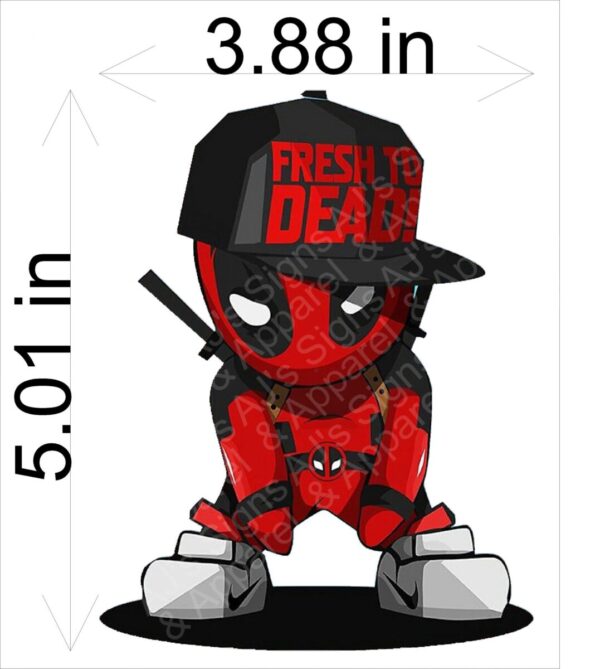 Fresh Deadpool Vinyl Sticker